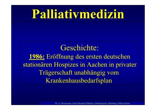 Palliativmedizin - Kreis Coesfeld