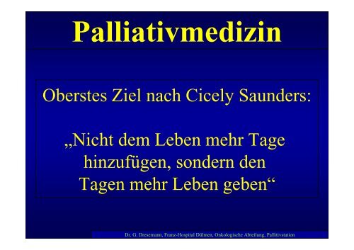 Palliativmedizin - Kreis Coesfeld