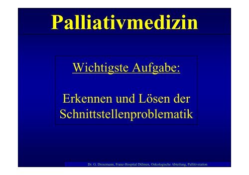 Palliativmedizin - Kreis Coesfeld