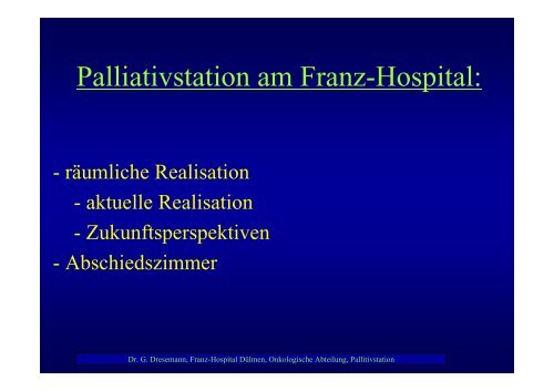 Palliativmedizin - Kreis Coesfeld