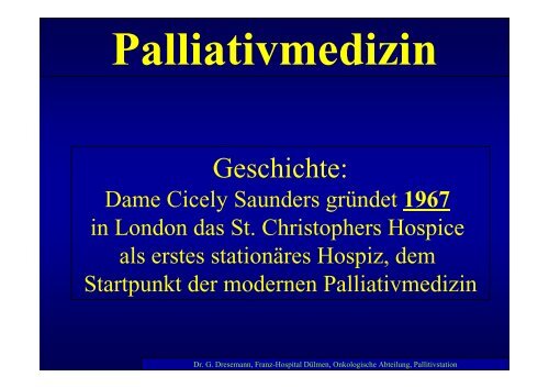 Palliativmedizin - Kreis Coesfeld