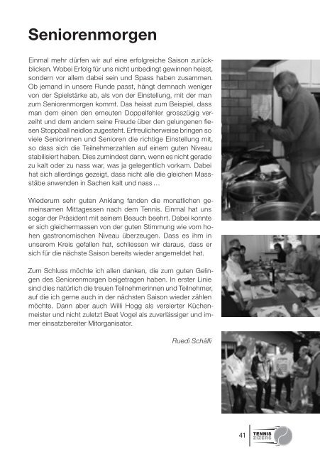 Ausgabe Februar 2011 (PDF-Datei) - Tennisclub Zizers