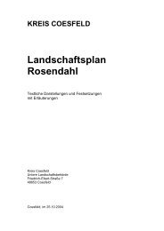 Landschaftsplan Rosendahl - Kreis Coesfeld