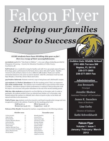 Helping our families Soar to Success - Collier County School District