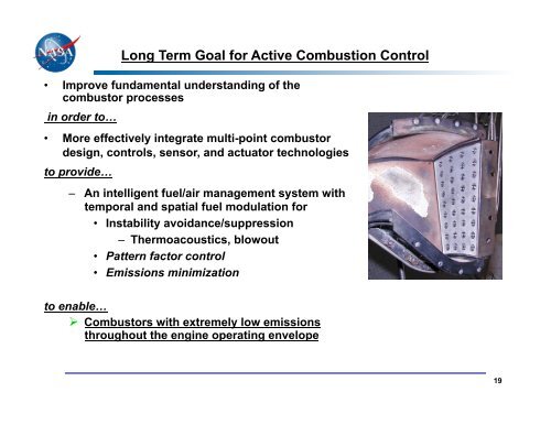 Chi-Ming Lee Chief of Combustion Branch NASA Glenn Research ...