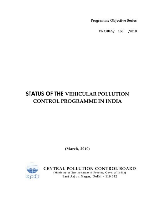 Revised Report ( Draft) - Central Pollution Control Board