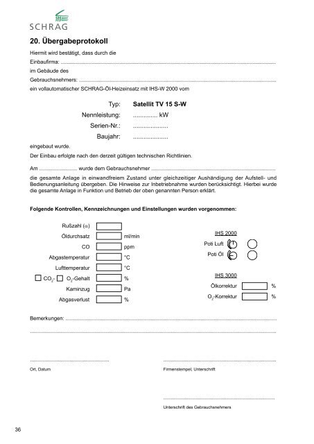 Satellit TV 15 SW mit IHS-W 2000