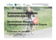 Seniorengerechter Radweg Euskirchen-Zülpich ... - Difu.de