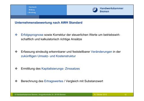 Was ist mein Unternehmen wert - Kreishandwerkerschaft ...