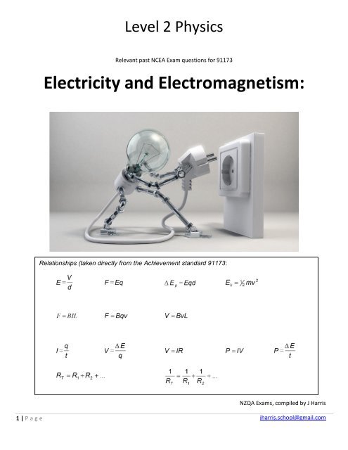 Electricity And Electromagnetism: - No Brain Too Small