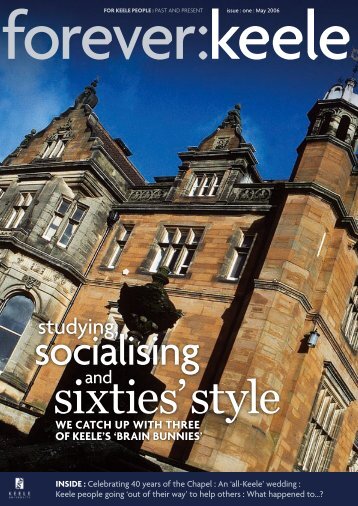 Studying, socialising - Keele University