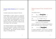 Present Value Relations (Ch 7 in Campbell et al.) Consider asset ...