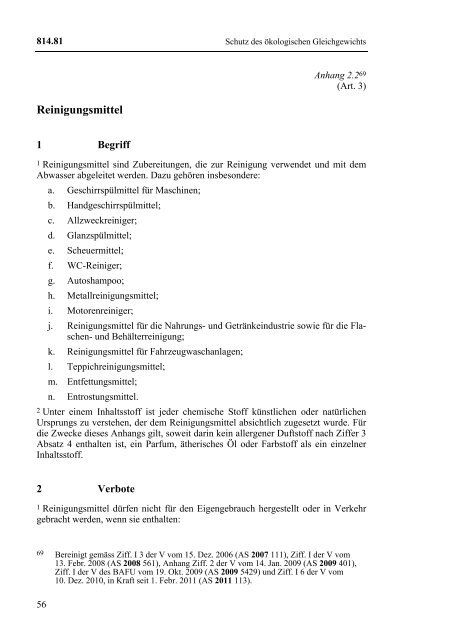 Chemikalien-Risikoreduktions-Verordnung - admin.ch