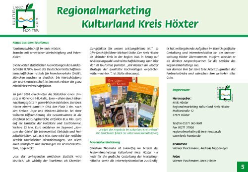 Regionalmarketing Kulturland Kreis HÃ¶xter