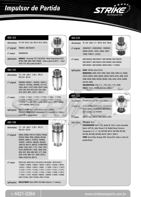 Catálogo de Produtos - Strike Autoparts