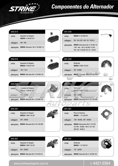 Catálogo de Produtos - Strike Autoparts