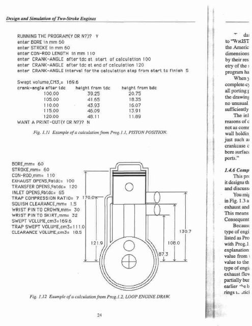 Design and Simulation of Two Stroke Engines