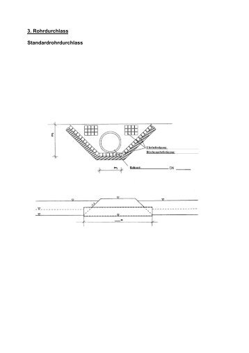 Detailzeichnungen Rohrdurchlass