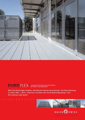 Produkteblatt Duroplex