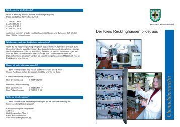 Chemielaborant/in - Kreis Recklinghausen