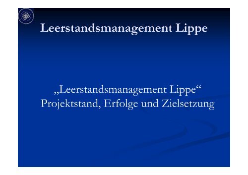 Leerstandsmanagement Lippe - Kreis Paderborn