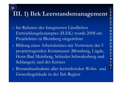 Leerstandsmanagement Lippe - Kreis Paderborn