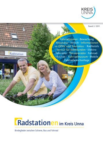 Broschüre Radstationen im Kreis Unna (PDF)