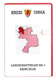 Text Landschaftsplan Selm - Kreis Unna