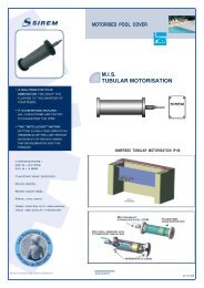 M.I.S. TUBULAR MOTORISATION - E. KRETZSCHMAR