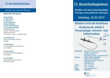 13.Bronchoskopiekurs 2012.FH11 - Klinikum Region Hannover GmbH