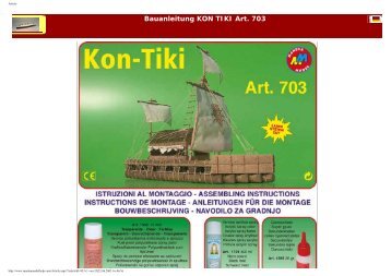 Kon-Tiki Bauanleitung als PDF-File - Krick