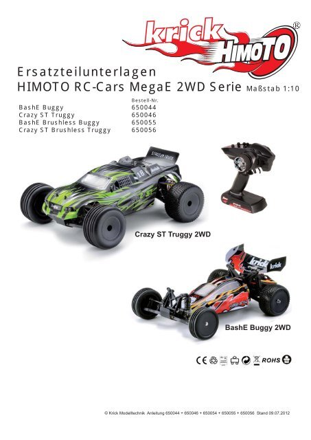 Crazy ST Truggy 2WD MegaE 1:10 - Krick