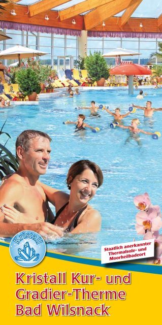 Flyer der Therme - Therme Bad Wilsnack