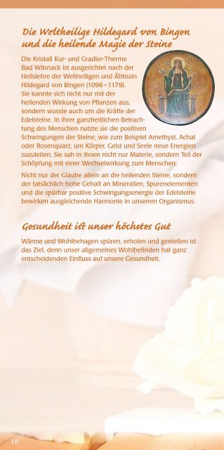 Flyer der Therme - Therme Bad Wilsnack