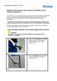 Addendum Instructions for Use Additional instructions for the ...