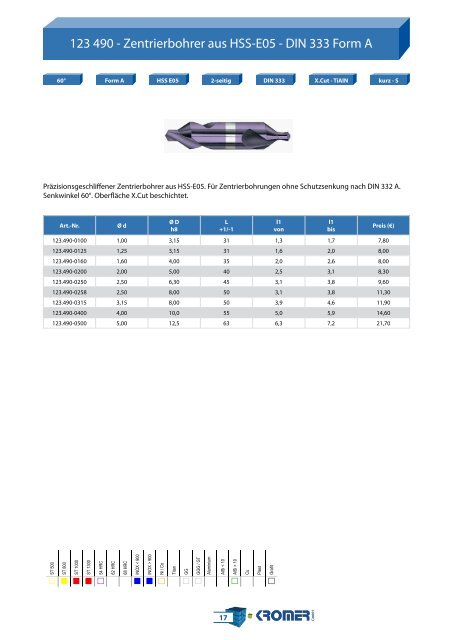 Katalog Zentrieren - Kromer GmbH