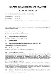 10. Sitzung vom 23.08.2012 - Stadt Kronberg im Taunus