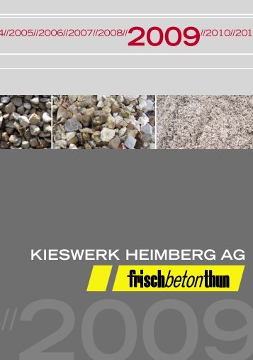 KIESWERK HEIMBERG AG - Frischbeton Thun AG