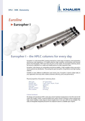 Eurospher I brochure