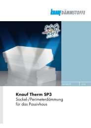 Knauf Therm SP3 - Knauf Dämmstoffe