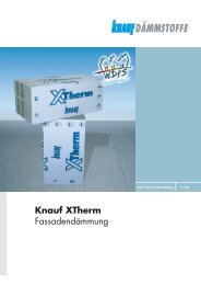 Knauf XTherm Fassadendämmung - Knauf Dämmstoffe