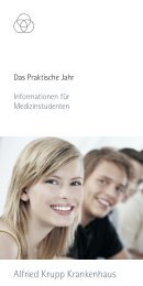 Flyer-PJ Studenten - Alfried Krupp Krankenhaus