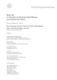Medi-Talk im Gespräch mit Moderator Wulf Mämpel und ...