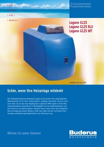 Prospekt G125(pdf) - Home [www.deines-waermetechnik.de]