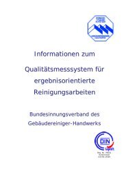 Informationen zum Qualitätsmesssystem für ... - W. Kruse GmbH