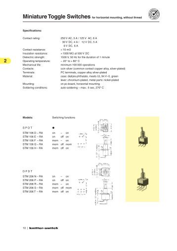 STM 106 D-RA - Knitter-Switch