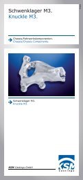 Schwenklager M3. Knuckle M3. - KSM Castings Gruppe