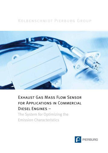 Exhaust Gas Mass Flow Sensor