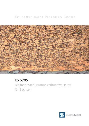 KS S705 Bleifreier Stahl-Bronze-Verbundwerkstoff für Buchsen