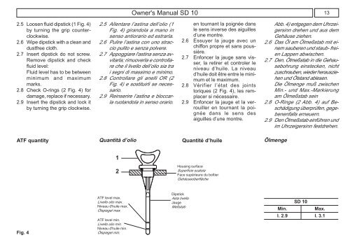 operating manual - manuale d'uso - betriebsanleitung ... - Nethouse